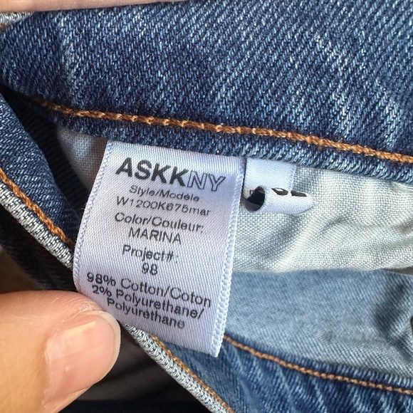 NWT ASKK NY Marina Crop Wide Leg Jean - Picture 7 of 10